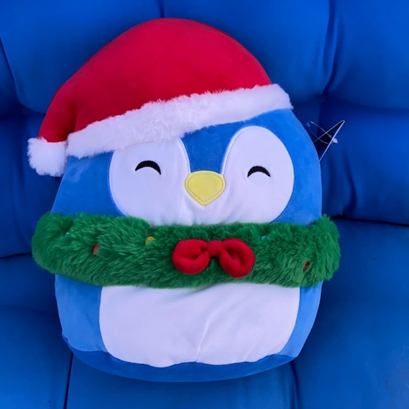 Squishmallows Other - Original Squishmallows Puff 12 “ Inch Blue Penguin Christmas 2021 NWTS